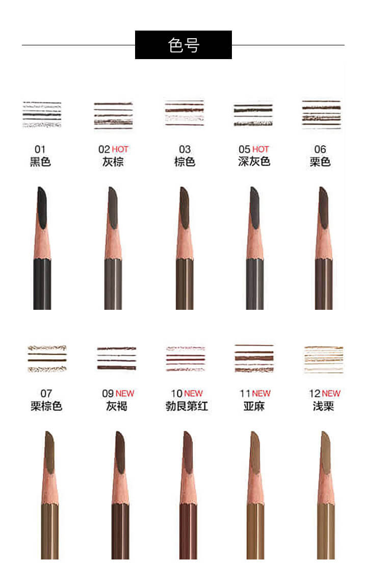 商品[国内直发] Shu Uemura|Shu uemura植村秀 砍刀眉笔 02灰棕色 4g,价格¥160,第5张图片详细描述